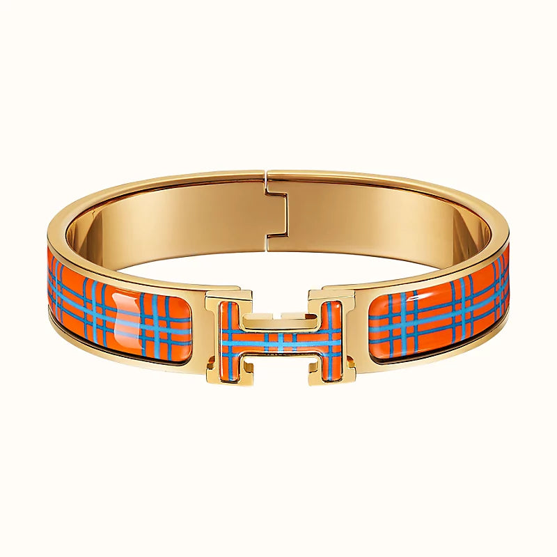 [Windsor Jewelry]H TARTAN BRACELET 12MM