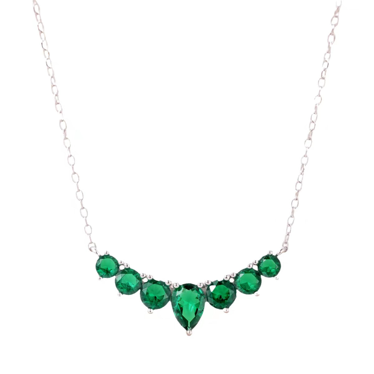 [Windsor Jewelry]Dainty Colorful Heart Necklace