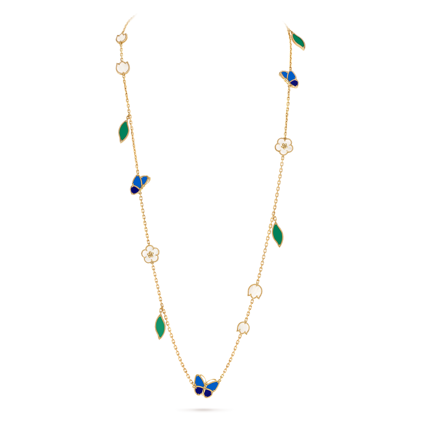 [Windsor Jewelry] 26 NEW CLOVER 15 MOTIFS LUCKY NECKLACE