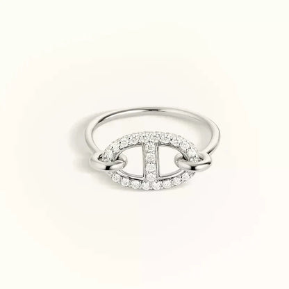 [Windsor Jewelry]RONDE SMALL SILVER DIAMOND RING