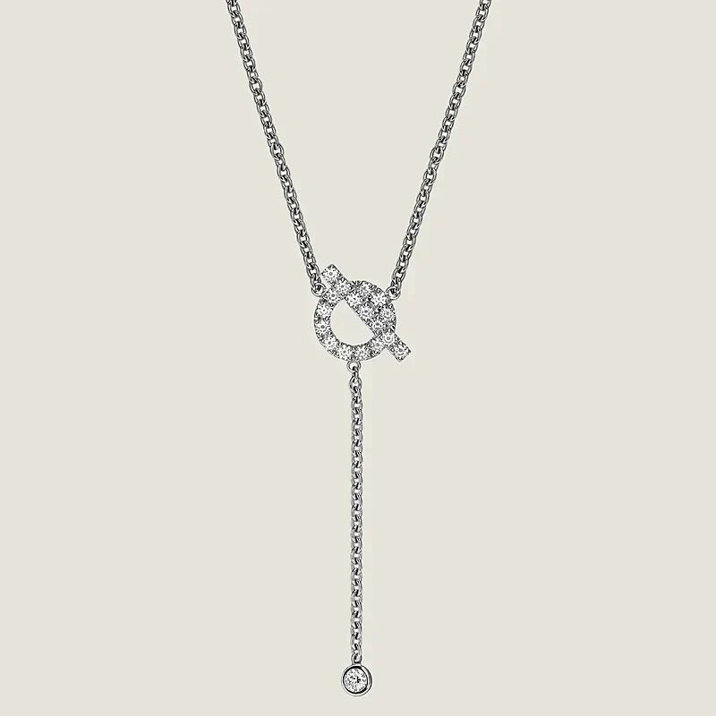 [Windsor Jewelry]FINESSE SILVER DIAMOND NECKLACE