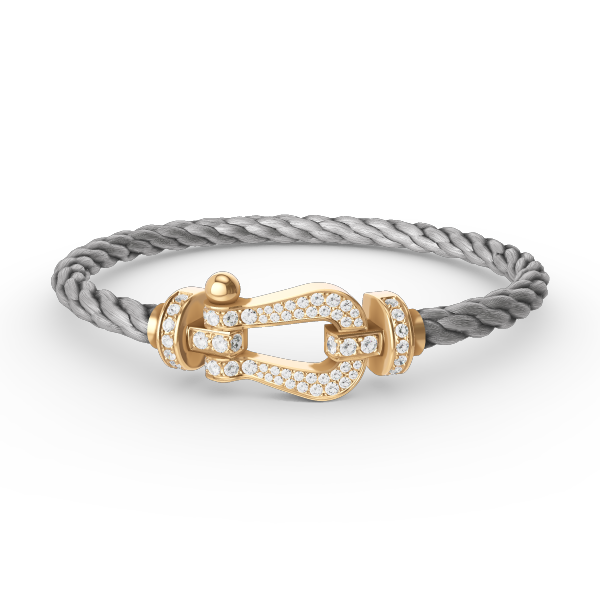 [Windsor Jewelry]FORCE LARGE HORSESHOE FULL DIAMOND BRACELET GOLD