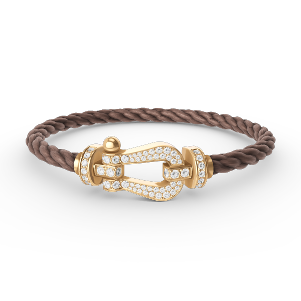 [Windsor Jewelry]FORCE LARGE HORSESHOE FULL DIAMOND BRACELET GOLD