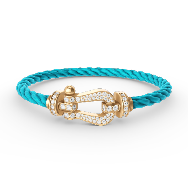 [Windsor Jewelry]FORCE LARGE HORSESHOE FULL DIAMOND BRACELET GOLD