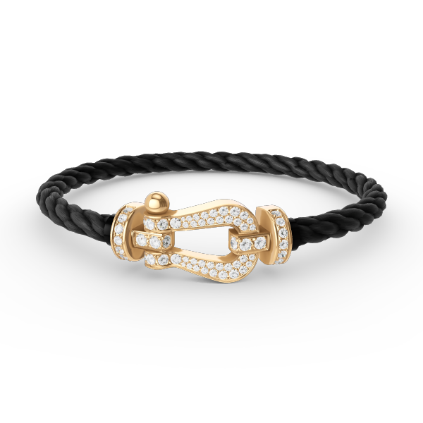 [Windsor Jewelry]FORCE LARGE HORSESHOE FULL DIAMOND BRACELET GOLD