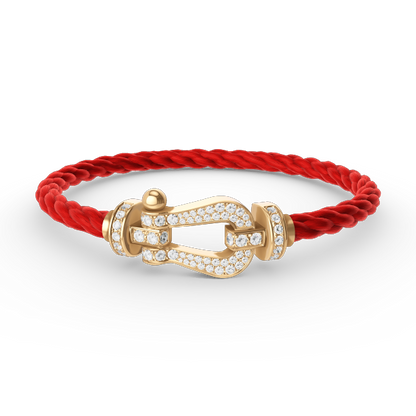 [Windsor Jewelry]FORCE LARGE HORSESHOE FULL DIAMOND BRACELET GOLD