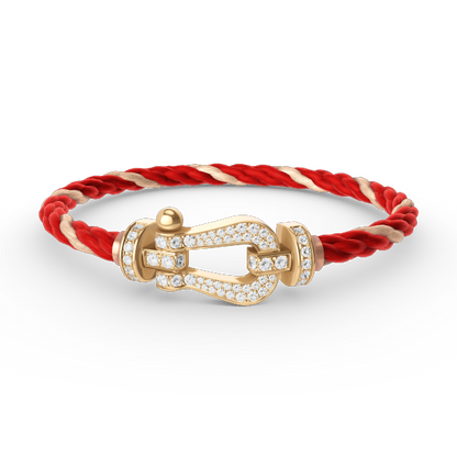[Windsor Jewelry]FORCE LARGE HORSESHOE FULL DIAMOND BRACELET GOLD
