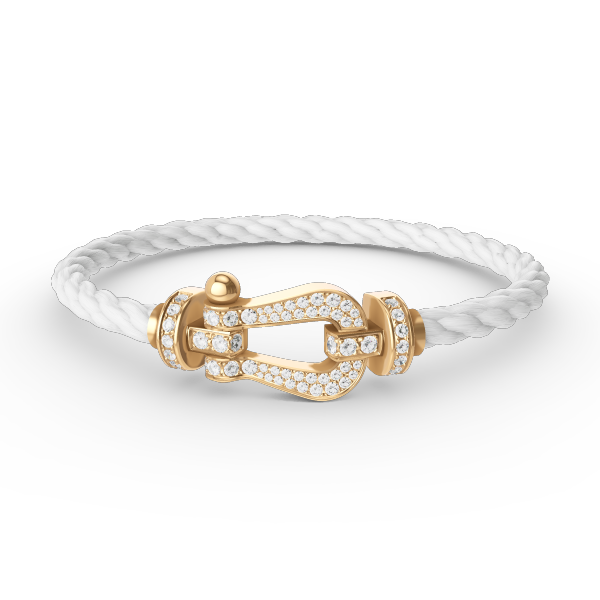 [Windsor Jewelry]FORCE LARGE HORSESHOE FULL DIAMOND BRACELET GOLD