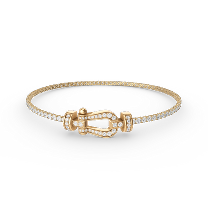 [Windsor Jewelry]FORCE  HORSESHOE  DIAMOND TENNIS BRACELET