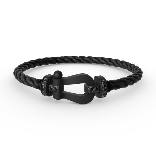 [Windsor Jewelry]FORCE LARGE SERIES HORSESHOE BLACK SAMURAI BRACELET