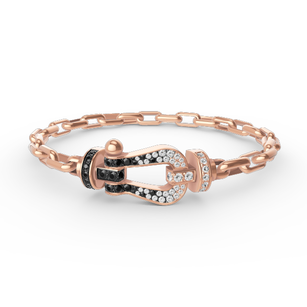 [Windsor Jewelry]FORCE LARGE HORSESHOE CLASP  METAL BRACELET