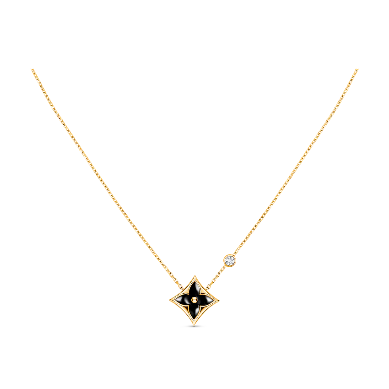 [Windsor Jewelry]STAR BLACK MOP NECKLACE