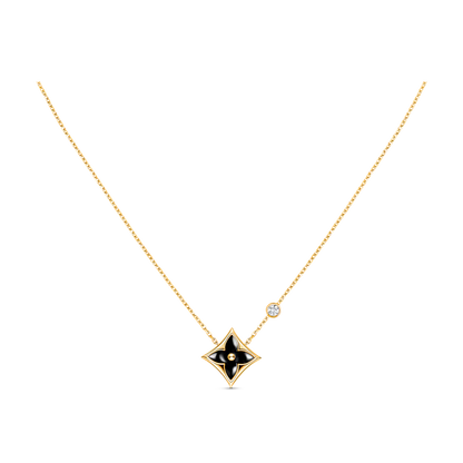[Windsor Jewelry]STAR BLACK MOP NECKLACE