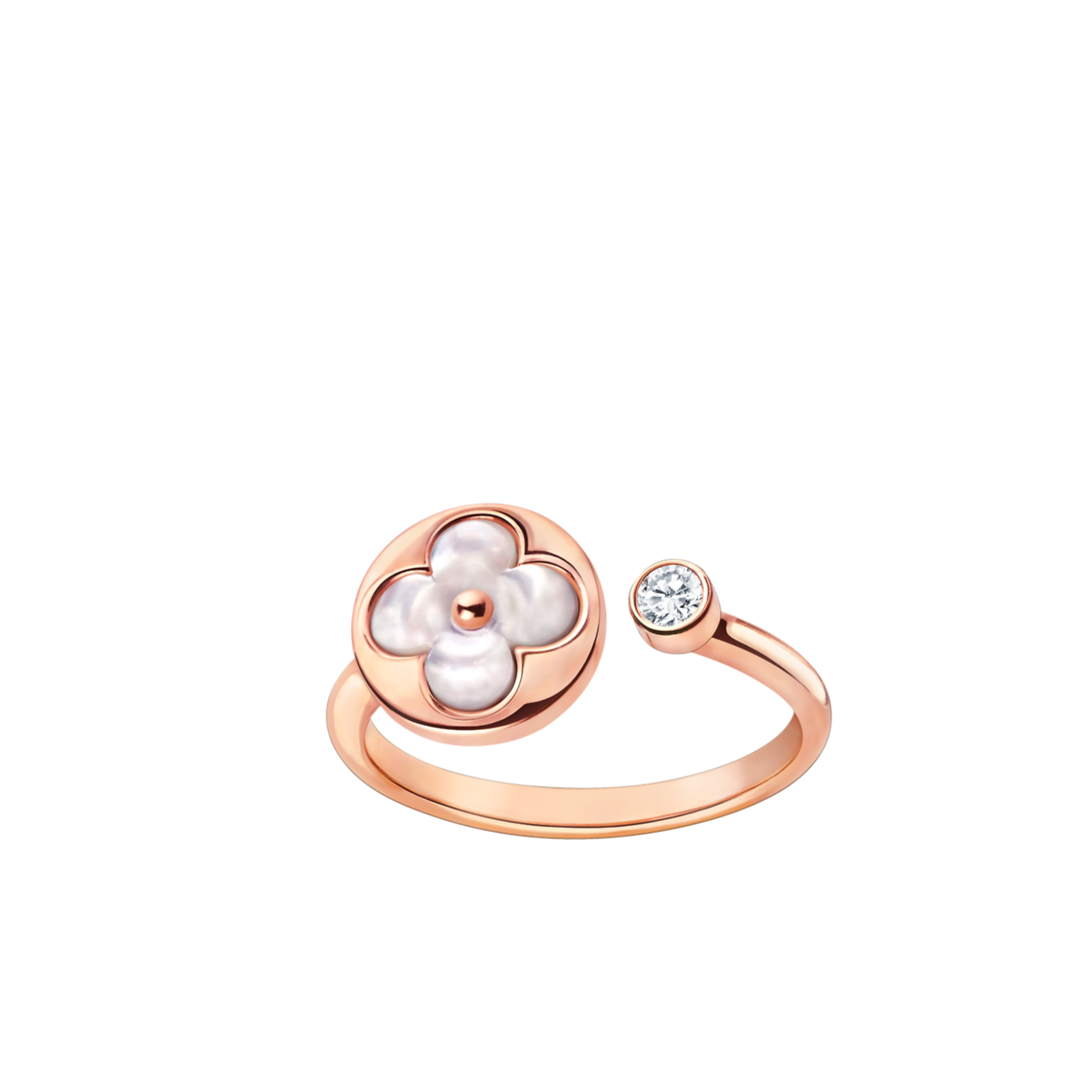 [Windsor Jewelry]SUN 1 DIAMOND PINK MOP RING