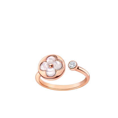 [Windsor Jewelry]SUN 1 DIAMOND PINK MOP RING