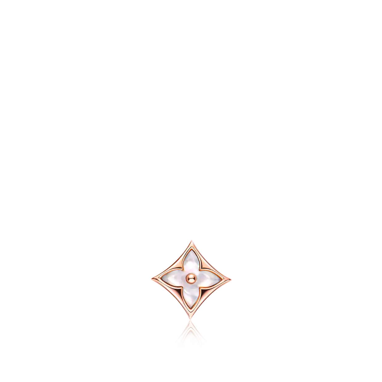 [Windsor Jewelry]STAR MOP PINK GOLD EARRINGS