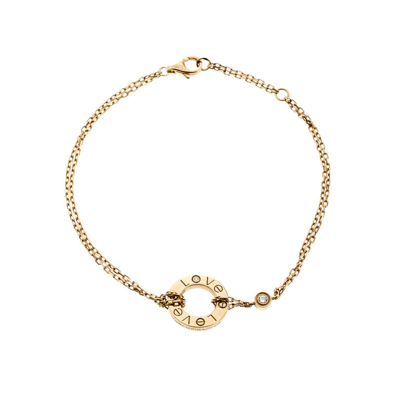 [Windsor Jewelry]LOVE BRACELET 2 DIAMOND