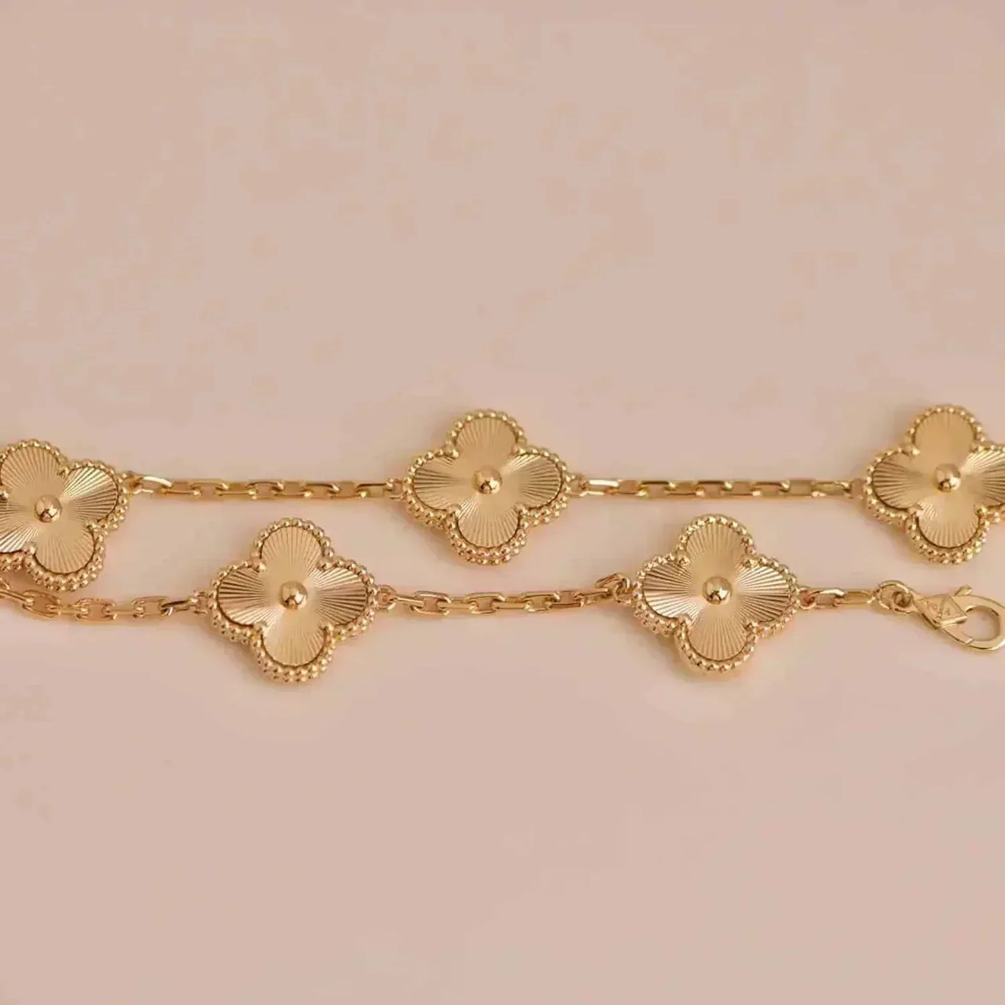 [Windsor Jewelry]CLOVER 5 FLOWERS LASER BRACELET