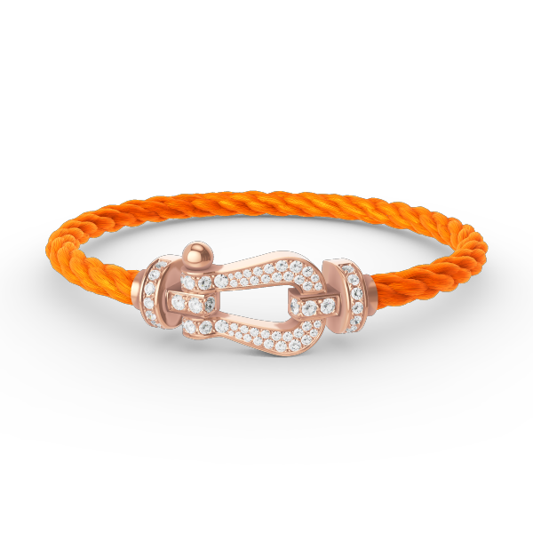 [Windsor Jewelry]FORCE LARGE HORSESHOE FULL DIAMOND BRACELET ROSE GOLD