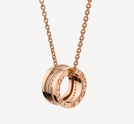 [Windsor Jewelry]ZERO 1 PINK GOLD DIAMOND NECKLACE