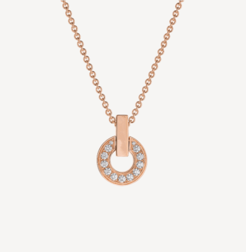 [Windsor Jewelry]GARI NECKLACE PINK GOLD DIAMOND