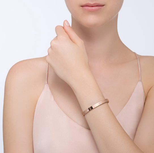[Windsor Jewelry]LOVE BRACELET 6.1MM 4 DIAMONDS