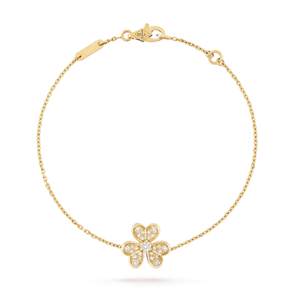 [Windsor Jewelry]FRIVOLE GOLD FLOWER DIAMOND BRACELET