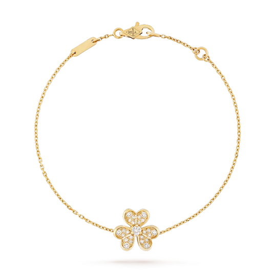 [Windsor Jewelry]FRIVOLE GOLD FLOWER DIAMOND BRACELET