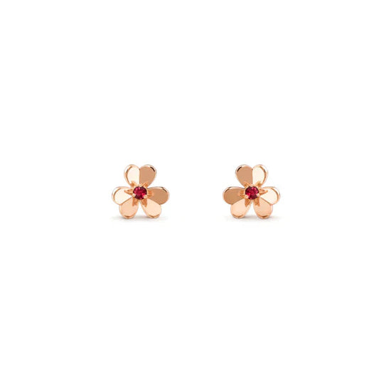 [Windsor Jewelry]FRIVOLE  FLOWER PINK EARRINGS