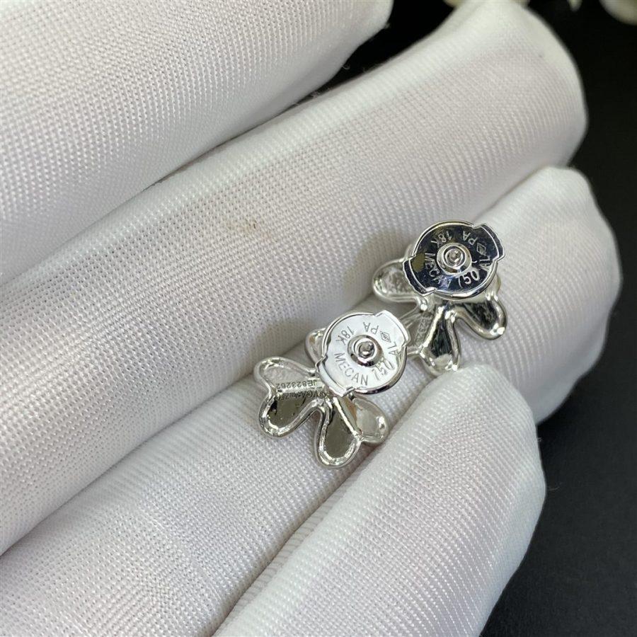 [Windsor Jewelry]FRIVOLE MINI SILVER FLOWER EARRINGS