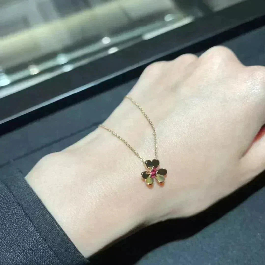 [Windsor Jewelry]FRIVOLE GOLD FLOWER NECKLACE