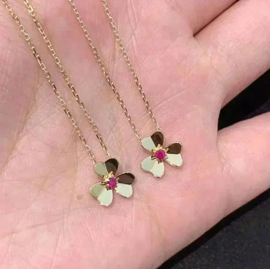 [Windsor Jewelry]FRIVOLE GOLD FLOWER NECKLACE