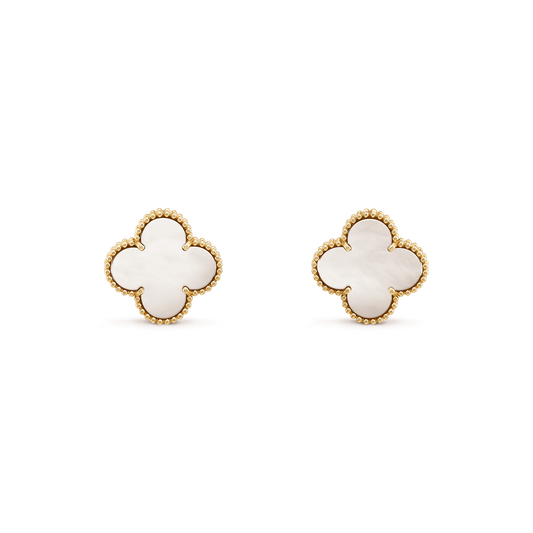 [Windsor Jewelry]CLOVER MINI GOLD EARRINGS