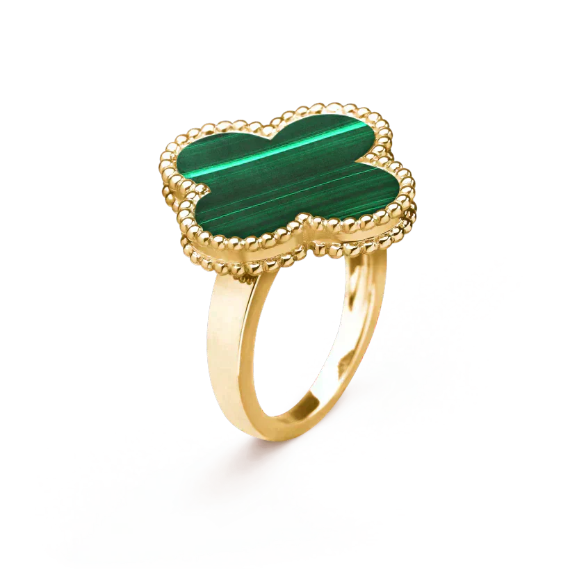 [Windsor Jewelry]CLOVER MALACHITE RING