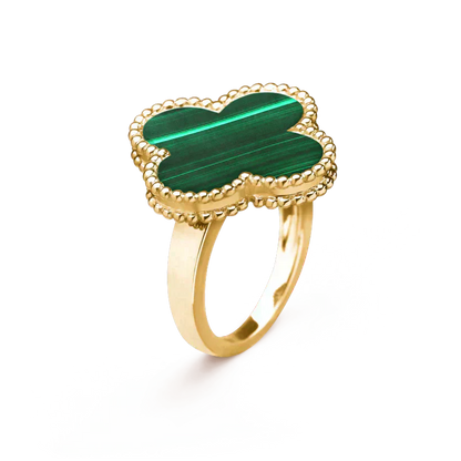 [Windsor Jewelry]CLOVER MALACHITE RING