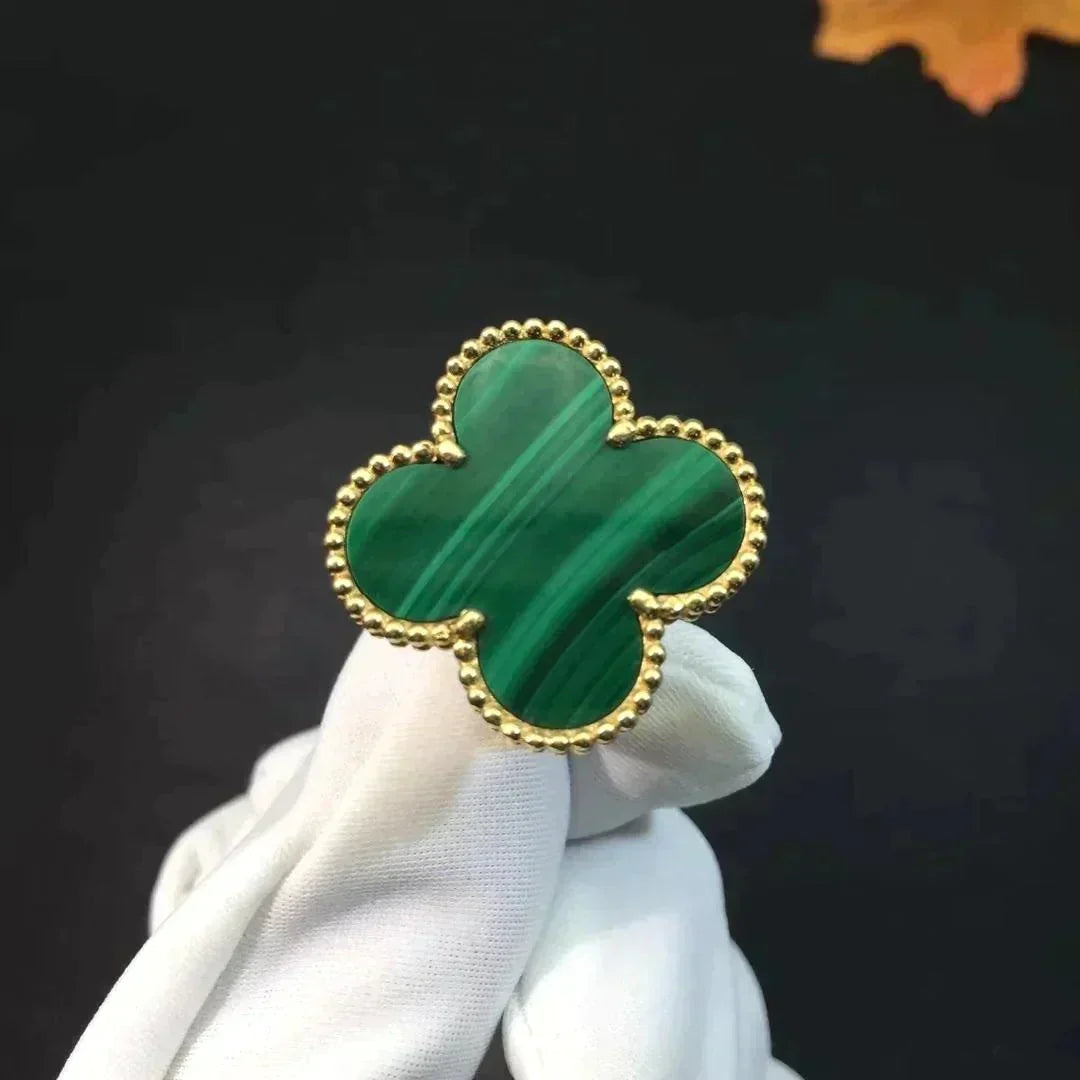 [Windsor Jewelry]CLOVER MALACHITE RING