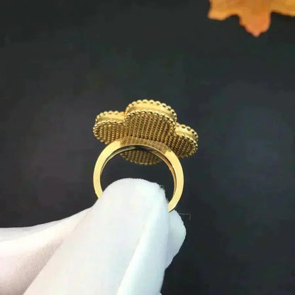 [Windsor Jewelry]CLOVER MALACHITE RING