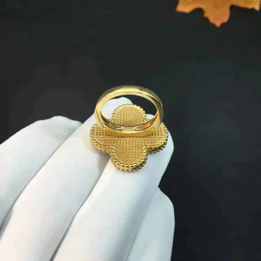 [Windsor Jewelry]CLOVER MALACHITE RING