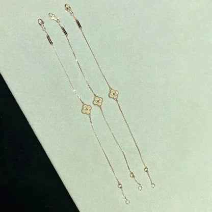 [Windsor Jewelry]CLOVER SINGLE FLOWER BRACELET