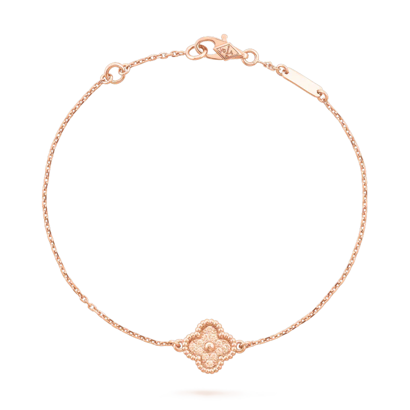[Windsor Jewelry]CLOVER SINGLE FLOWER BRACELET