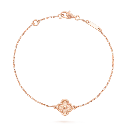 [Windsor Jewelry]CLOVER SINGLE FLOWER BRACELET