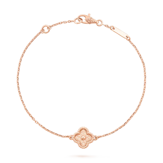 [Windsor Jewelry]CLOVER SINGLE FLOWER BRACELET