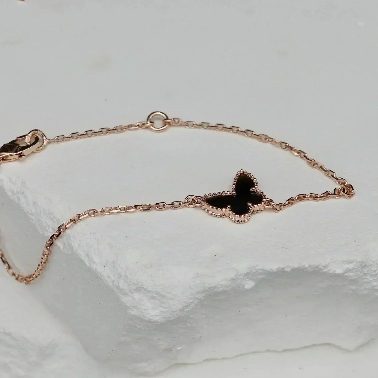 [Windsor Jewelry]BUTTERFLY ONYX  BUTTERFLY BRACELET
