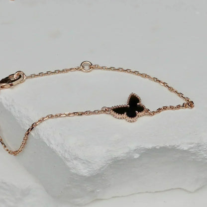 [Windsor Jewelry]BUTTERFLY ONYX  BUTTERFLY BRACELET