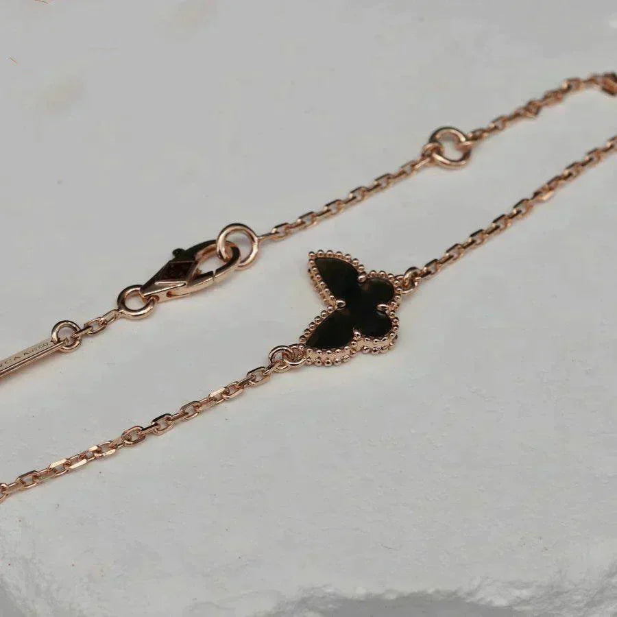 [Windsor Jewelry]BUTTERFLY ONYX  BUTTERFLY BRACELET