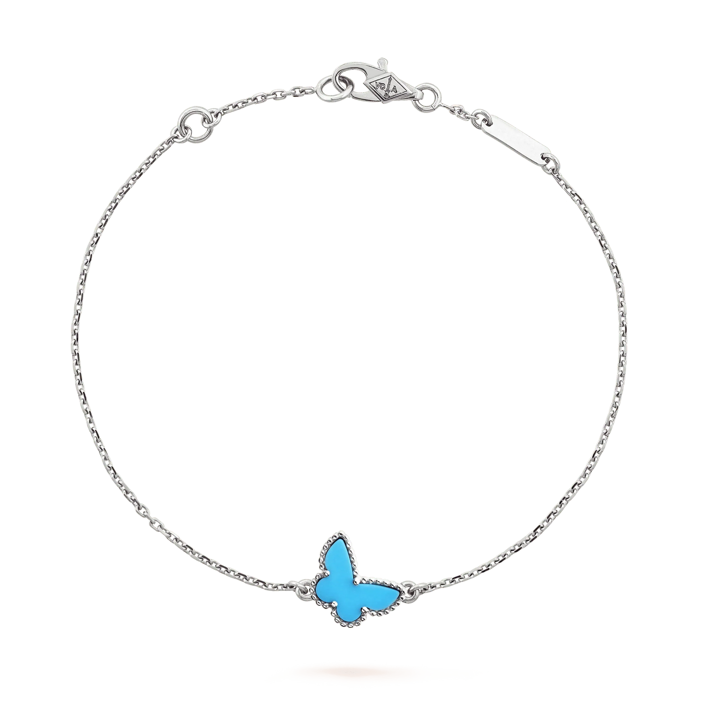 [Windsor Jewelry]BUTTERFLY TURQUOISE BUTTERFLY BRACELET SILVER
