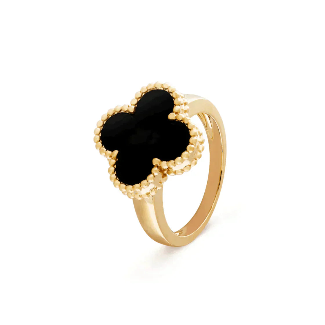 [Windsor Jewelry]CLOVER ONYX RING