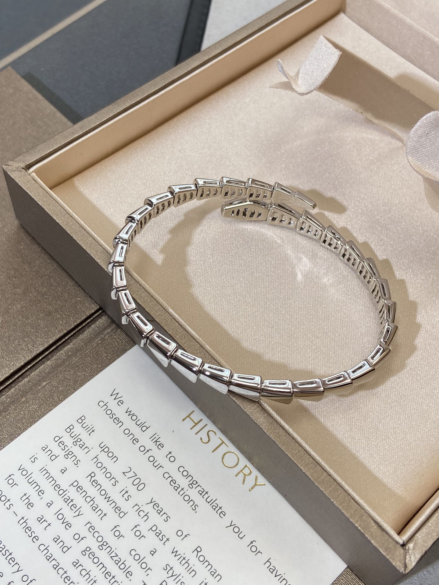 [Windsor Jewelry]SERPENTI VIPER SILVER BRACELET