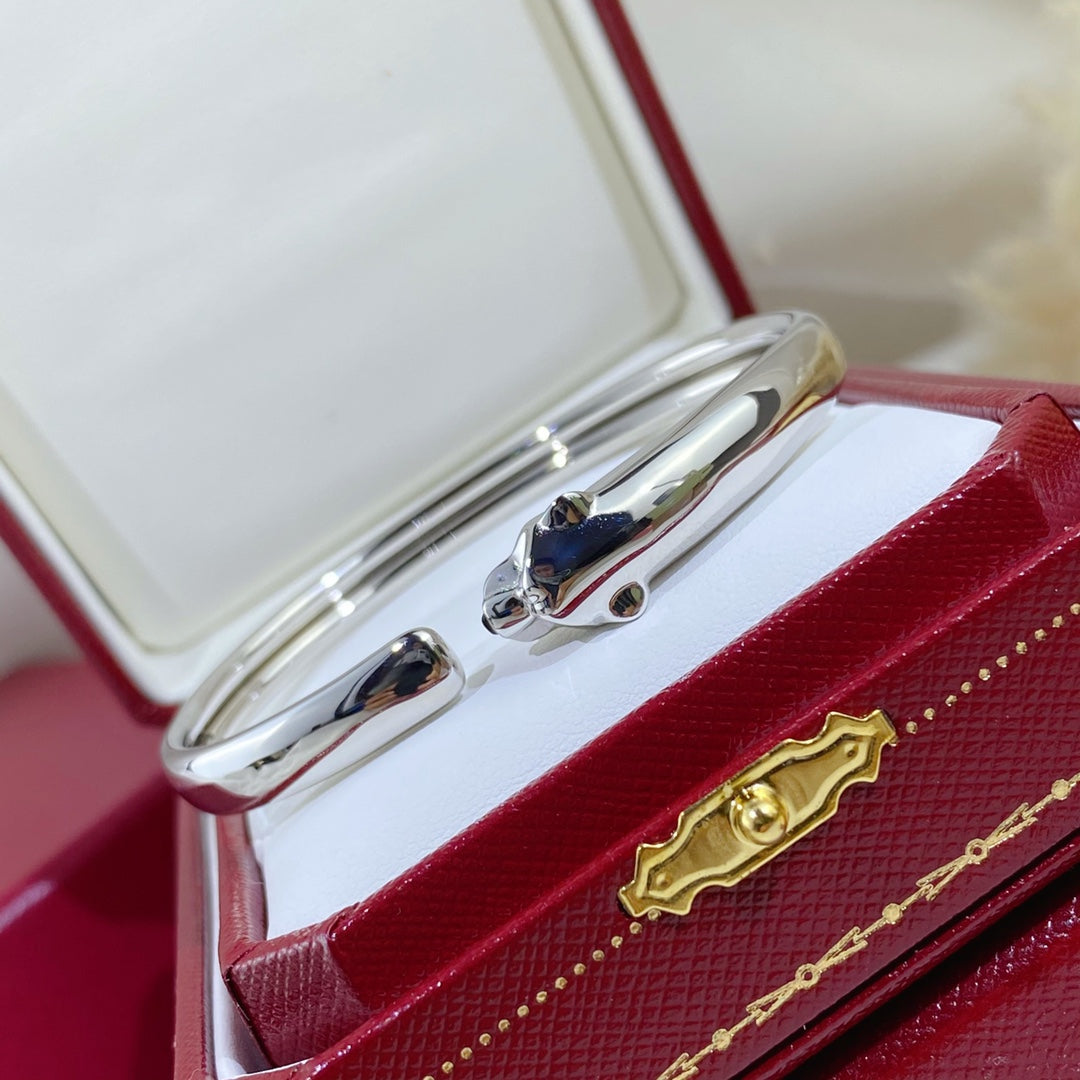 [Windsor Jewelry]PANTHERE SILVER OPEN BRACELET