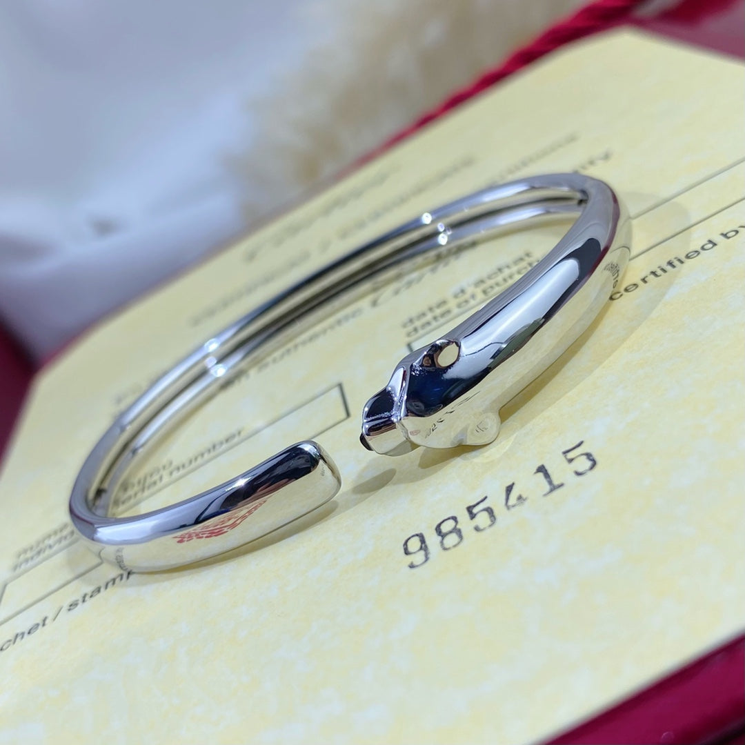 [Windsor Jewelry]PANTHERE SILVER OPEN BRACELET
